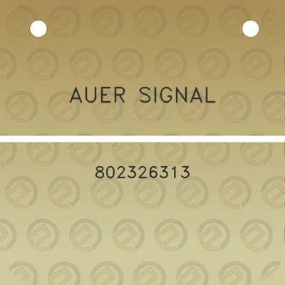 auer-signal-802326313