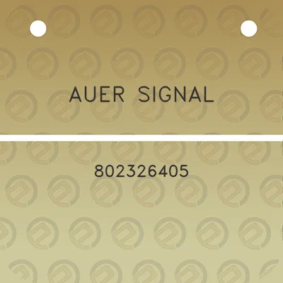 auer-signal-802326405