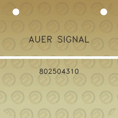 auer-signal-802504310