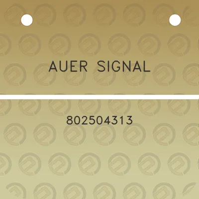 auer-signal-802504313