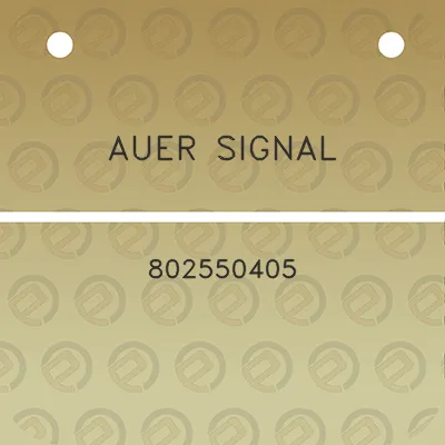 auer-signal-802550405