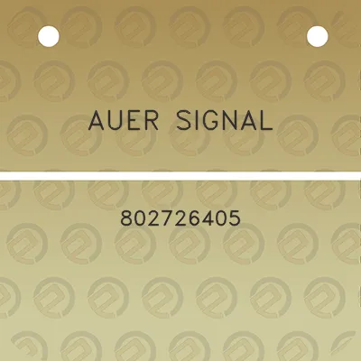 auer-signal-802726405