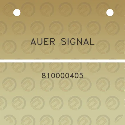 auer-signal-810000405