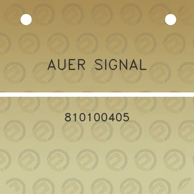 auer-signal-810100405