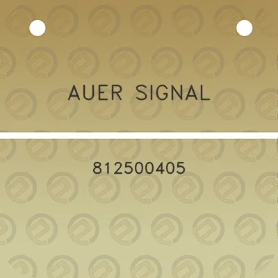 auer-signal-812500405