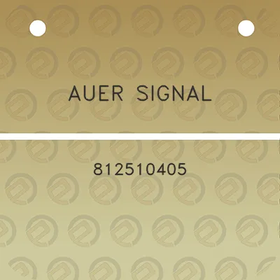 auer-signal-812510405