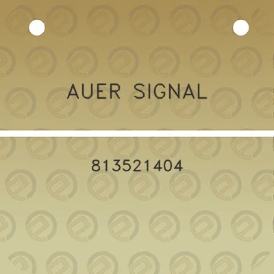 auer-signal-813521404