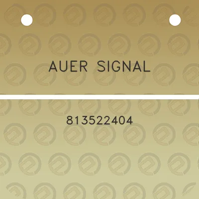 auer-signal-813522404