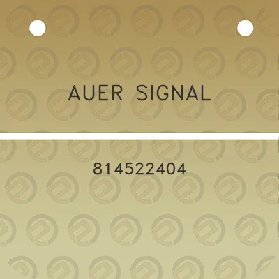 auer-signal-814522404