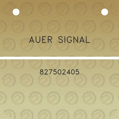 auer-signal-827502405