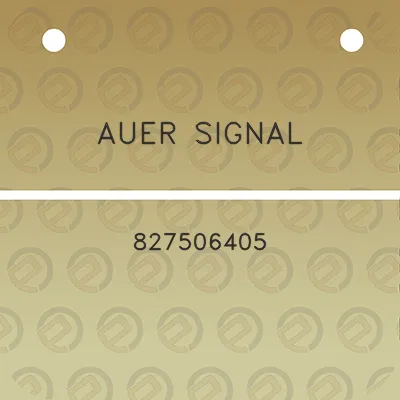 auer-signal-827506405