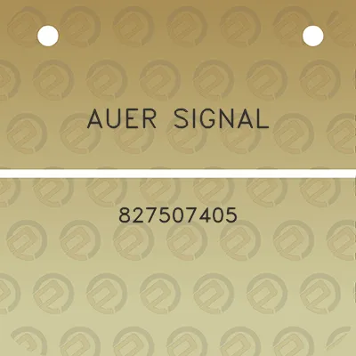 auer-signal-827507405