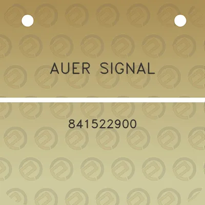 auer-signal-841522900