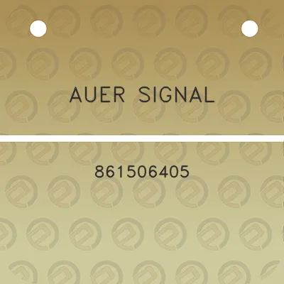 auer-signal-861506405