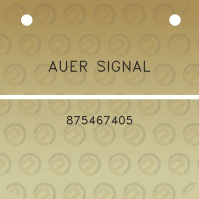 auer-signal-875467405