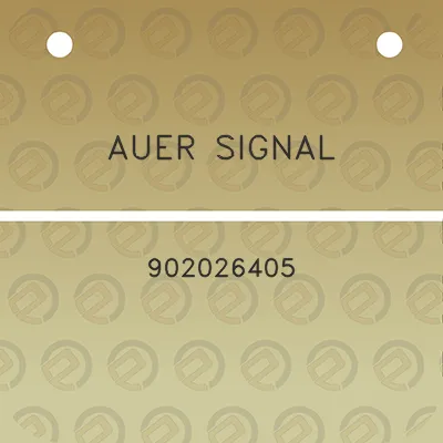 auer-signal-902026405