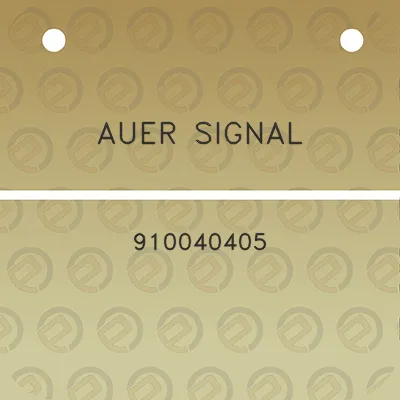 auer-signal-910040405