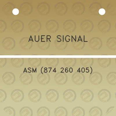 auer-signal-asm-874-260-405