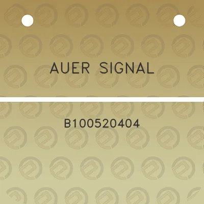 auer-signal-b100520404