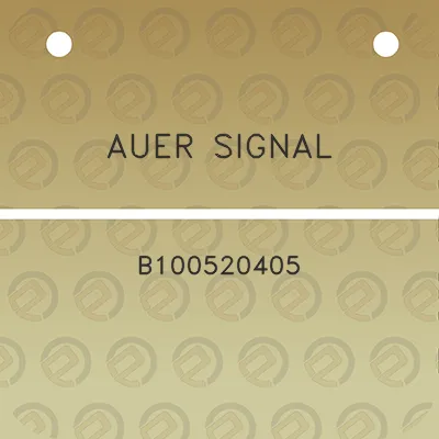 auer-signal-b100520405