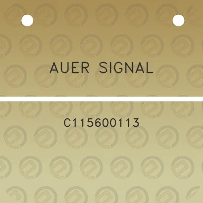 auer-signal-c115600113