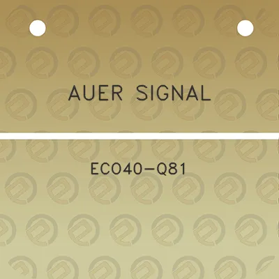 auer-signal-eco40-q81