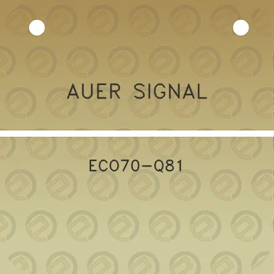 auer-signal-eco70-q81