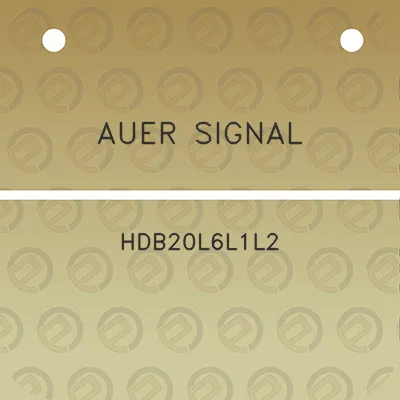 auer-signal-hdb20l6l1l2