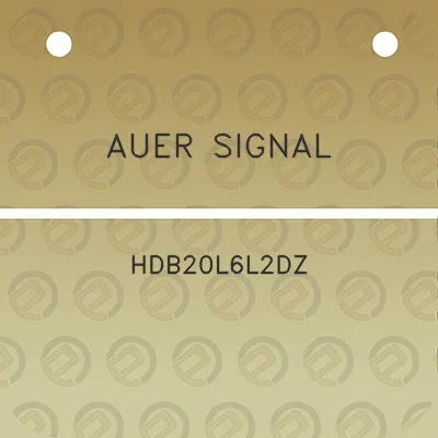 auer-signal-hdb20l6l2dz