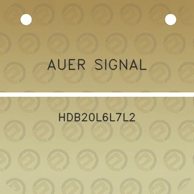 auer-signal-hdb20l6l7l2