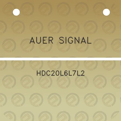 auer-signal-hdc20l6l7l2