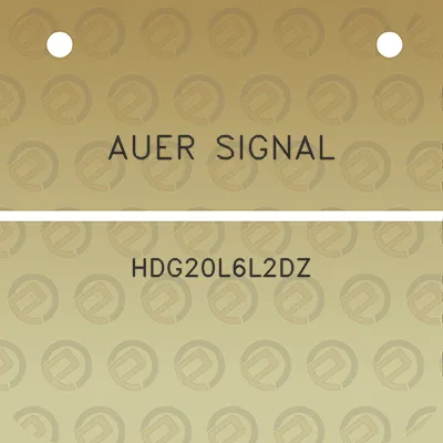 auer-signal-hdg20l6l2dz