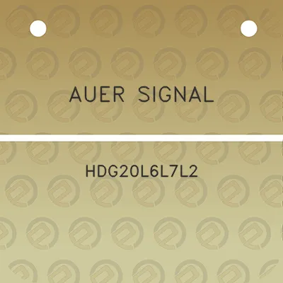 auer-signal-hdg20l6l7l2