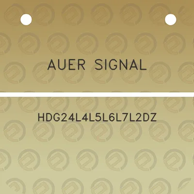 auer-signal-hdg24l4l5l6l7l2dz