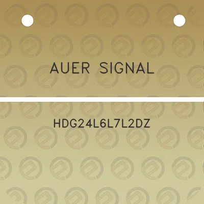 auer-signal-hdg24l6l7l2dz