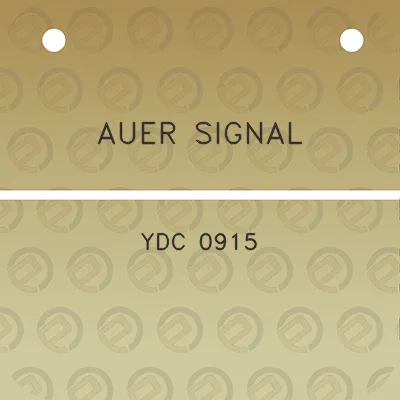 auer-signal-ydc-0915