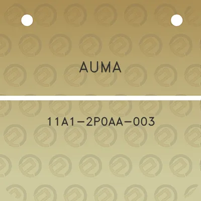 auma-11a1-2p0aa-003