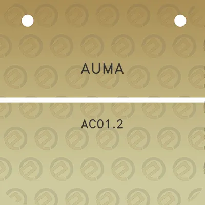 auma-ac012