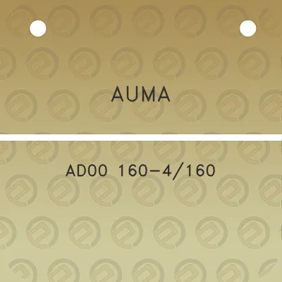 auma-ad00-160-4160