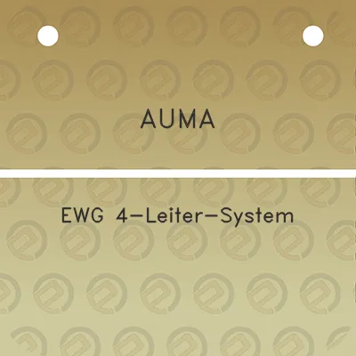 auma-ewg-4-leiter-system