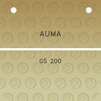 auma-gs-200