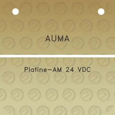 auma-platine-am-24-vdc