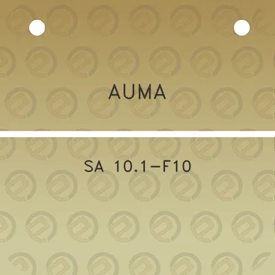 auma-sa-101-f10