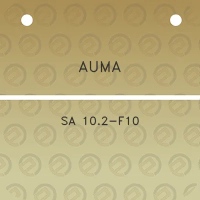 auma-sa-102-f10