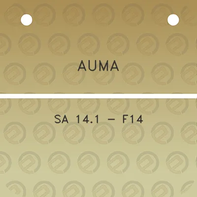 auma-sa-141-f14