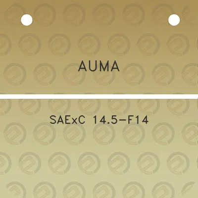 auma-saexc-145-f14