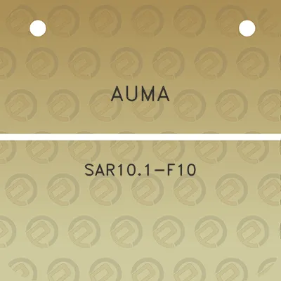 auma-sar101-f10