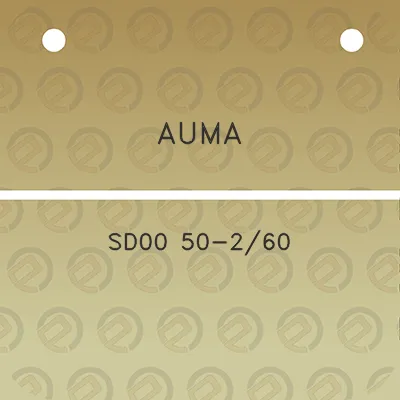 auma-sd00-50-260