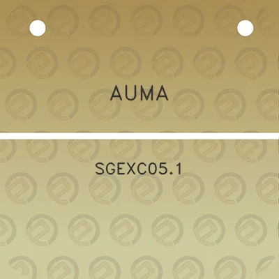 auma-sgexc051