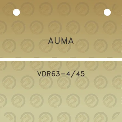 auma-vdr63-445